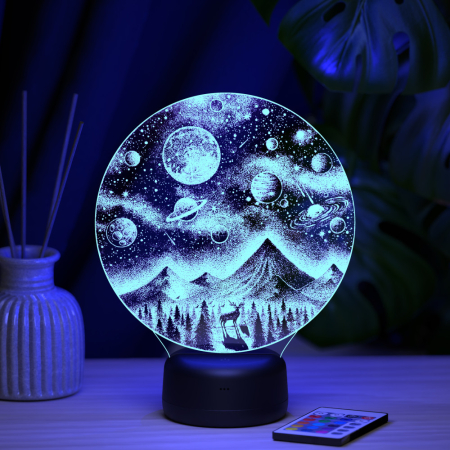 3D светильник  Светильник "Парад планет"
