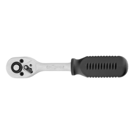 Ключ-трещотка 1/4", 45 зубьев, с быстрым сбросом, CrV, хром Сибртех