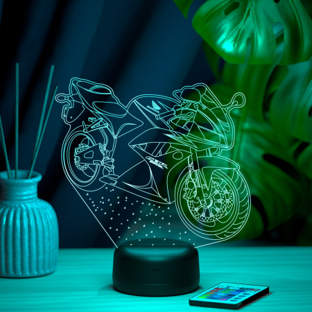 3D светильник  Светильник "Мотоцикл Honda"