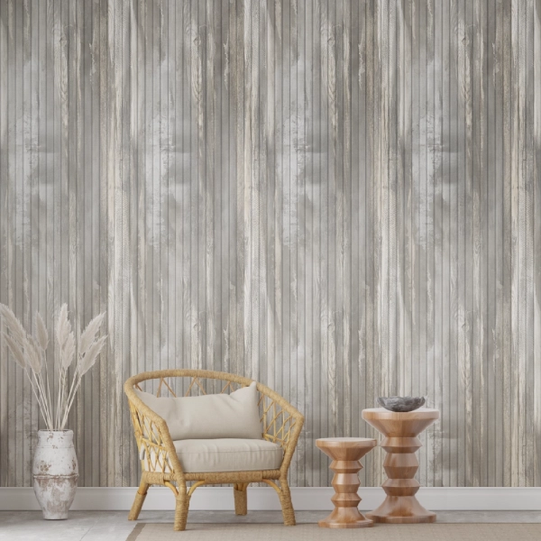 2К Панель Стеновая Реечная МДФ Stella Beats Standart Дуб Купаж 2700x119x16 (4шт.упак.)