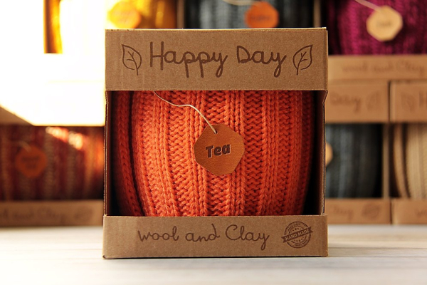 Вязаная кружка "Пунш"