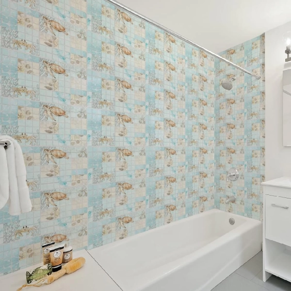 Панель ПВХ 0,2 мозаика «Морская фауна» Stella