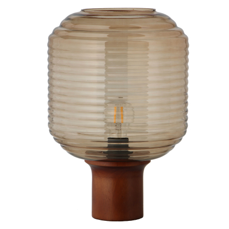 Лампа настольная honey, d26 см, янтарная