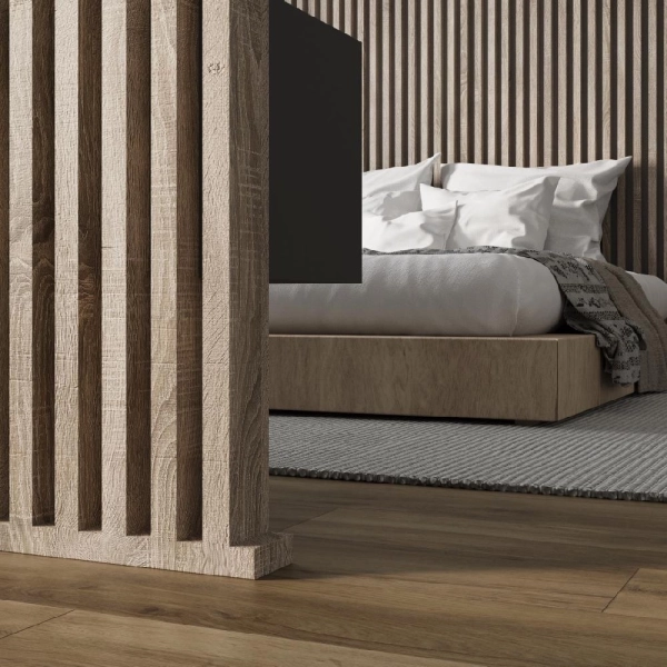 Интерьерная рейка МДФ STELLA Ривьера Дуб Винтаж 40*30*2700 (уп.4 шт.)