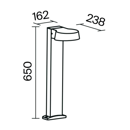 Ландшафтный светильник Outdoor O443FL-L12GF3K