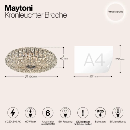 Люстра Maytoni DIA902-06-N