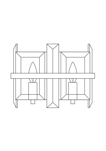 Настенный светильник (бра) Maytoni MOD201WL-02N