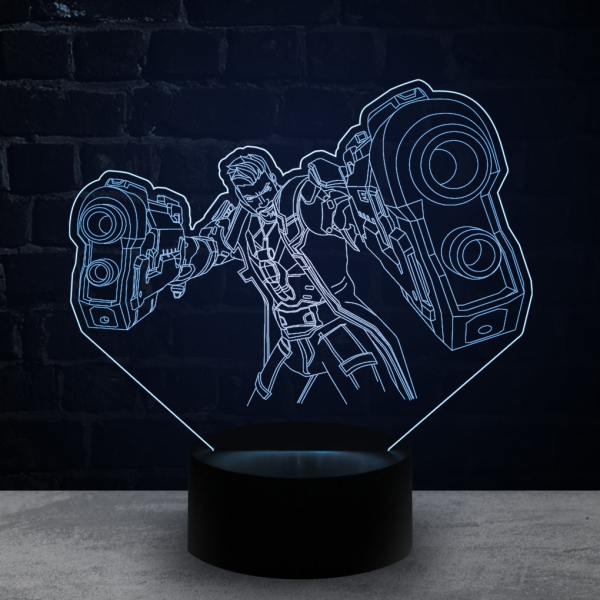 3D светильник  Солдат 24 - Овервотч (Overwatch)