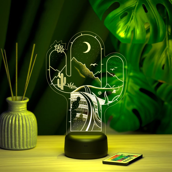 3D светильник  Светильник "Кактус"