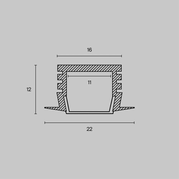 Комплектующие к светодиодной ленте Led Strip ALM006S-2M