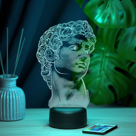 3D светильник  Светильник "Статуя Давид (Микеланджело)"