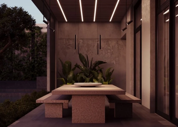 Уличный трековый светильник Outdoor O-TR01-2-P-8WB3K