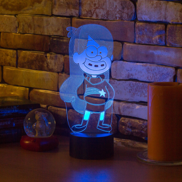 3D светильник  Мэйбл Пайнс (Гравити Фолз)