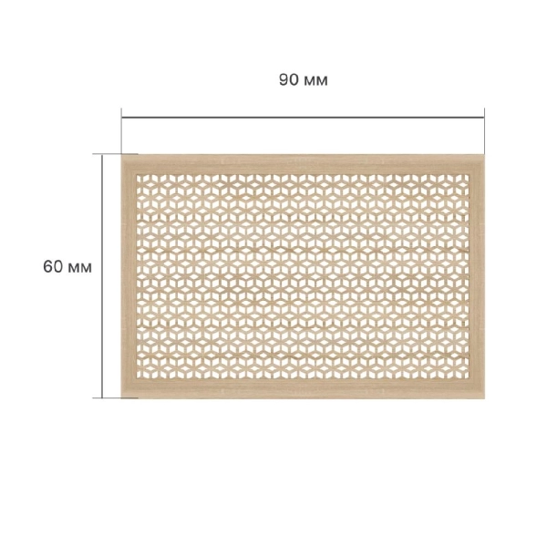Экран для радиатора 90х60 см Илона дуб сонома STELLA