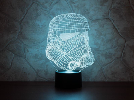 3D светильник  Штурмовик клонов