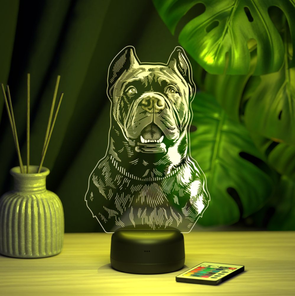 3D светильник  Светильник "Кане-корсо"