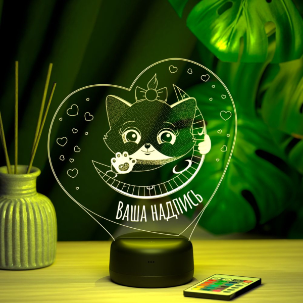 3D светильник  Светильник "Кошечка"