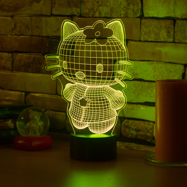 3D светильник  Hello Kitty 3D (Хелло Китти)