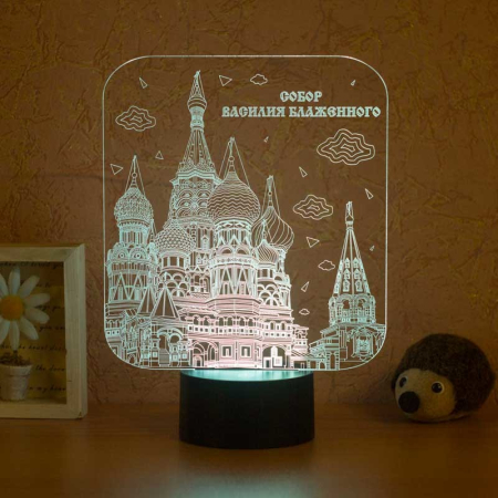 3D светильник  Собор Василия Блаженного