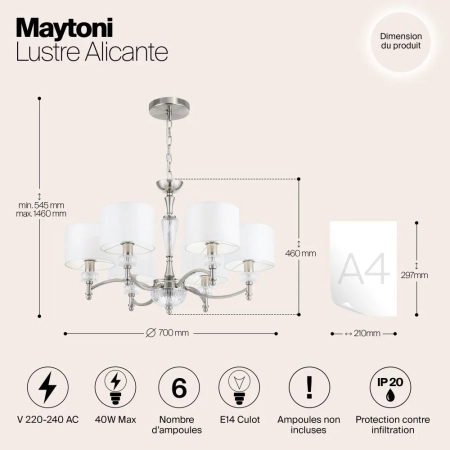Люстра Maytoni MOD014CL-06N