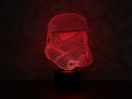 3D светильник  Штурмовик клонов