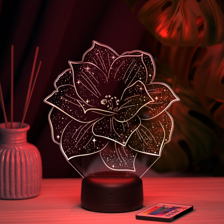 3D светильник  Светильник "Аленький цветочек"