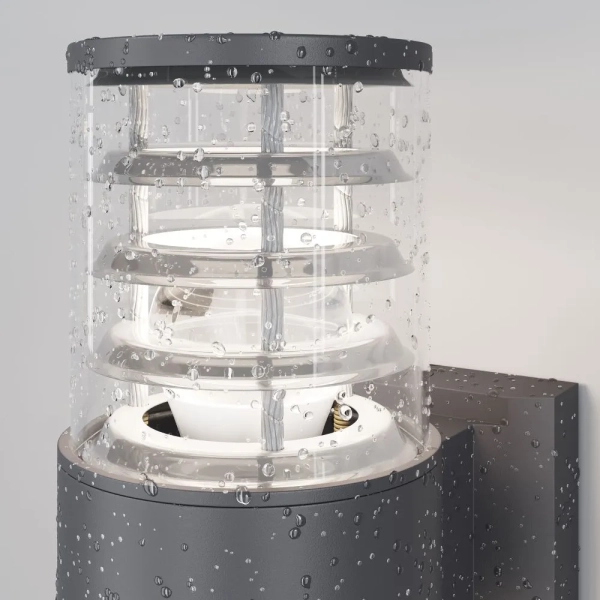 Уличный настенный светильник Outdoor O576WL-02GR