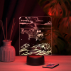 3D светильник  Светильник "Вертолет КА- 27"