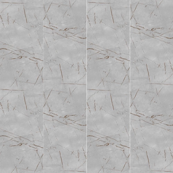 Панель ПВХ Мрамор Грей 673/1 2,6*0,25 Stella Slim 5мм Light (15)