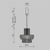 Подвесной светильник Maytoni MOD465PL-L12BK3