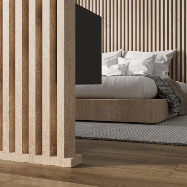 Интерьерная рейка МДФ STELLA Ривьера Дуб Сонома 40*30*2700 (уп.4 шт.)