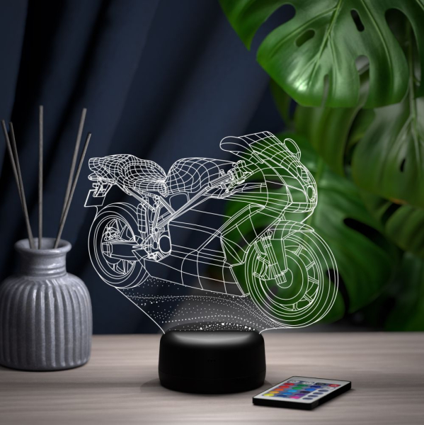 3D светильник  Светильник "Мотобайк"