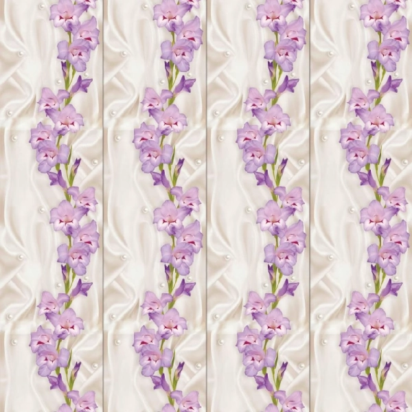 Панель ПВХ Шелк жемчужный Узор 620 2,7*0,25 STELLA Light