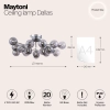 Потолочный светильник Maytoni MOD545PL-20CH