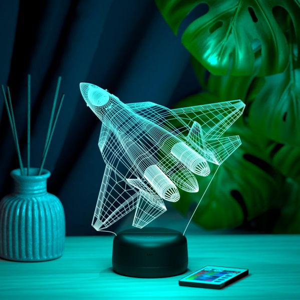 3D светильник  Светильник "Истребитель Су - 57"