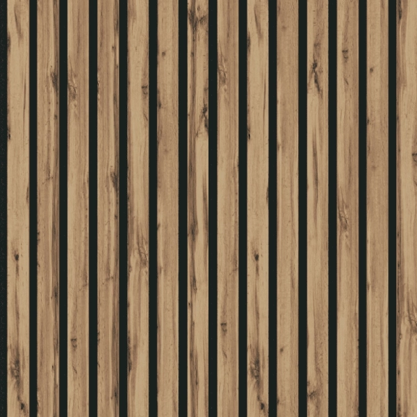 Панель Стеновая Акустическая Stella Comfort Light Пекан 2780х600х9 (уп.1шт.)