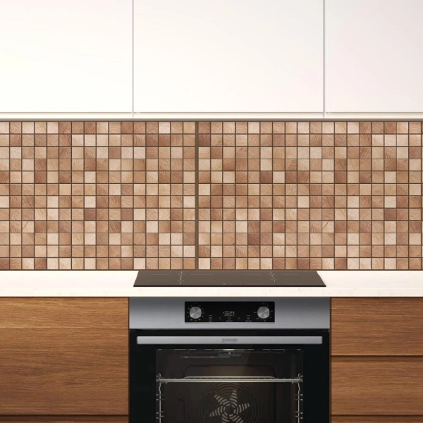 Панель ПВХ 0,3 мозаика Мадера светлая STELLA