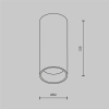 Потолочный светильник Technical C056CL-L12W3K-W-PT