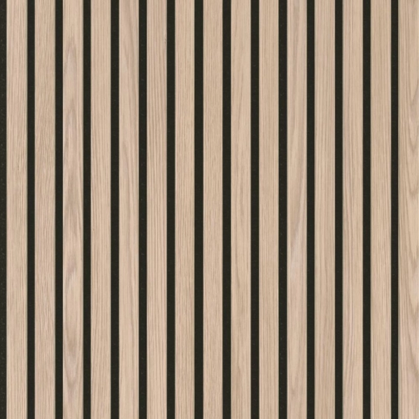 2К Панель Стеновая Акустическая Stella Comfort Light Дуб Снежный 2780х600х9 (уп.1шт.)