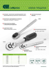 Ключ-трещотка 1/4", 45 зубьев, с быстрым сбросом, CrV, хром Сибртех