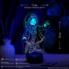 3D светильник  Светильник "Маленькая Снегурочка"