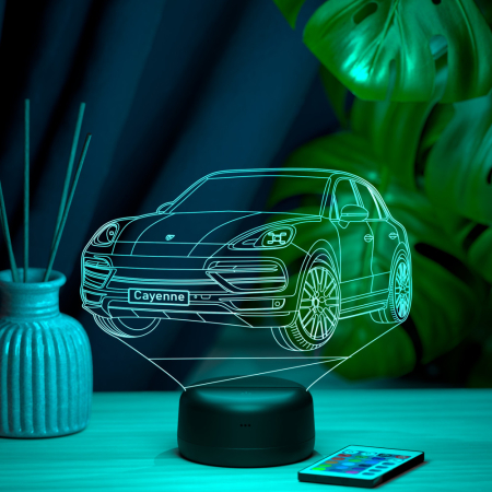 3D светильник  Светильник "Автомобиль Porsche Cayenne"