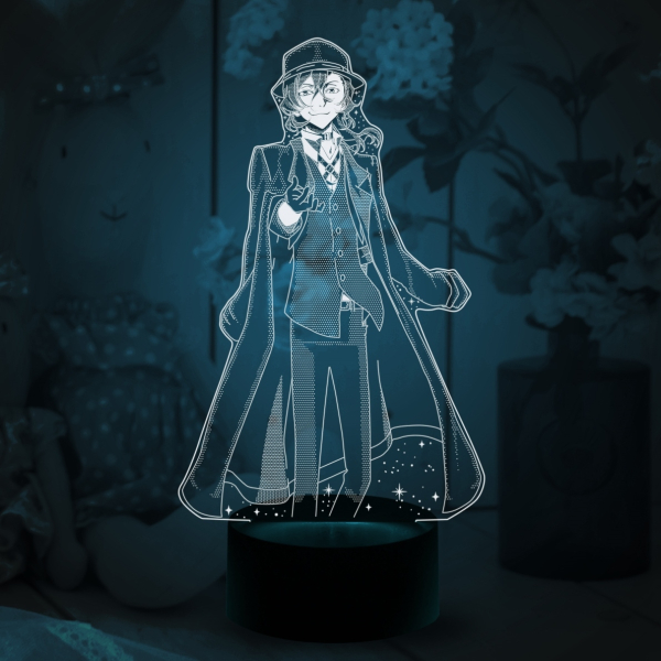 3D светильник  Чуя Накахара (Великий Из Бродячих Псов)