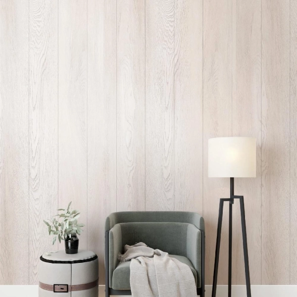 2К Панель МДФ Stella Classic Light 2700х200х6 Ясень Айвори (упак. 8 шт.)