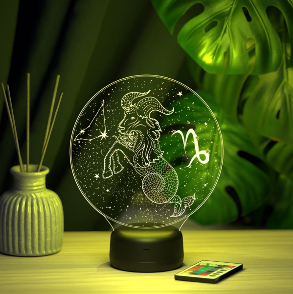 3D светильник  Светильник "Зодиак - Козерог"