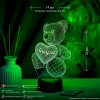 3D светильник  Светильник "Мишка с именем Ликуля"