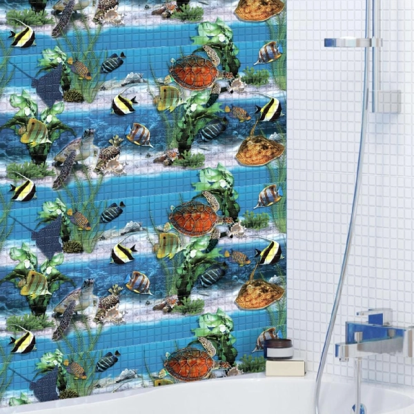 Панель ПВХ 0,3 мозаика «Подводный мир» STELLA