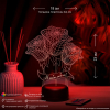 3D светильник  Светильник "Розы с поздравлением"