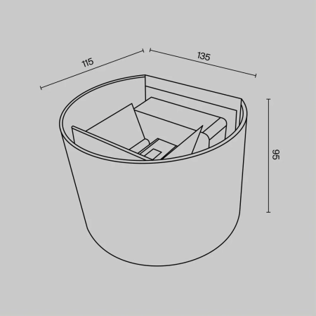 Архитектурная подсветка Outdoor O573WL-L6B