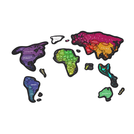 Скретч карта мира travel map magnetic world